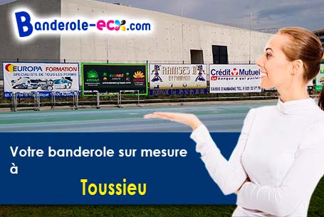 Fabrication sur mesure de votre banderole personnalisée à Toussieu (Rhône/69780)